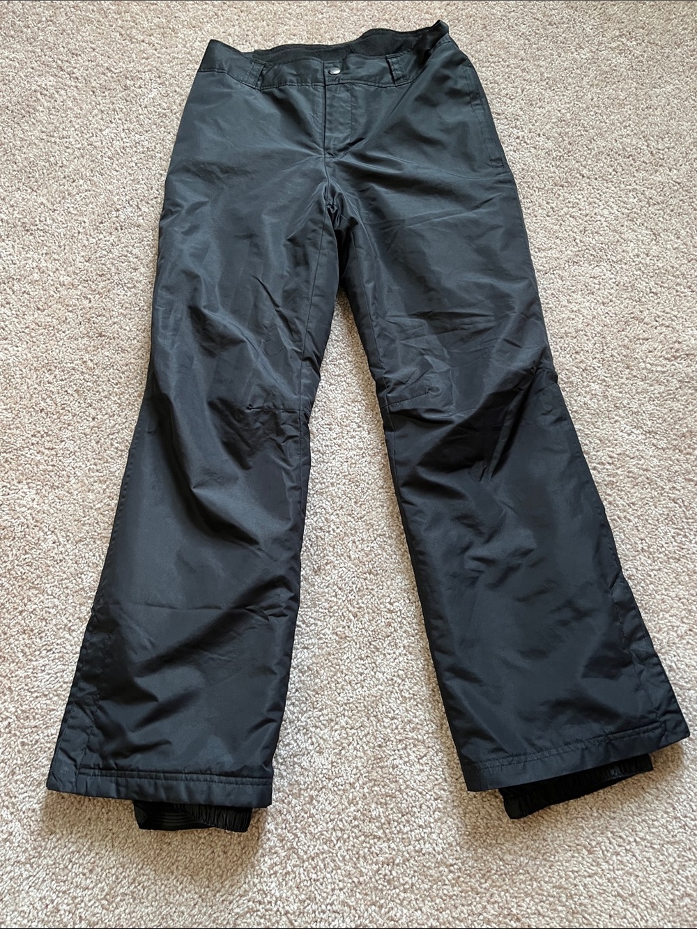 Black Men's Waterproof Snow/Ski Pants